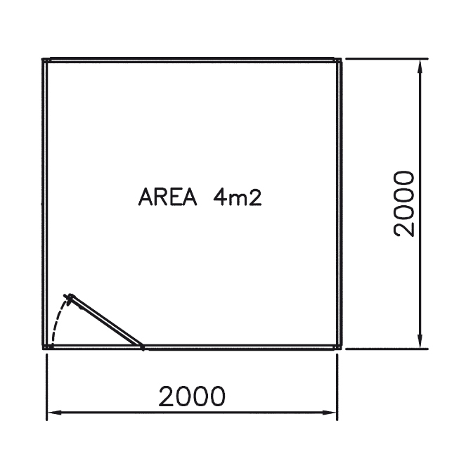 Dog Pen Size 4m