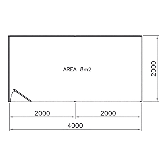 Dog Pen Size 8m